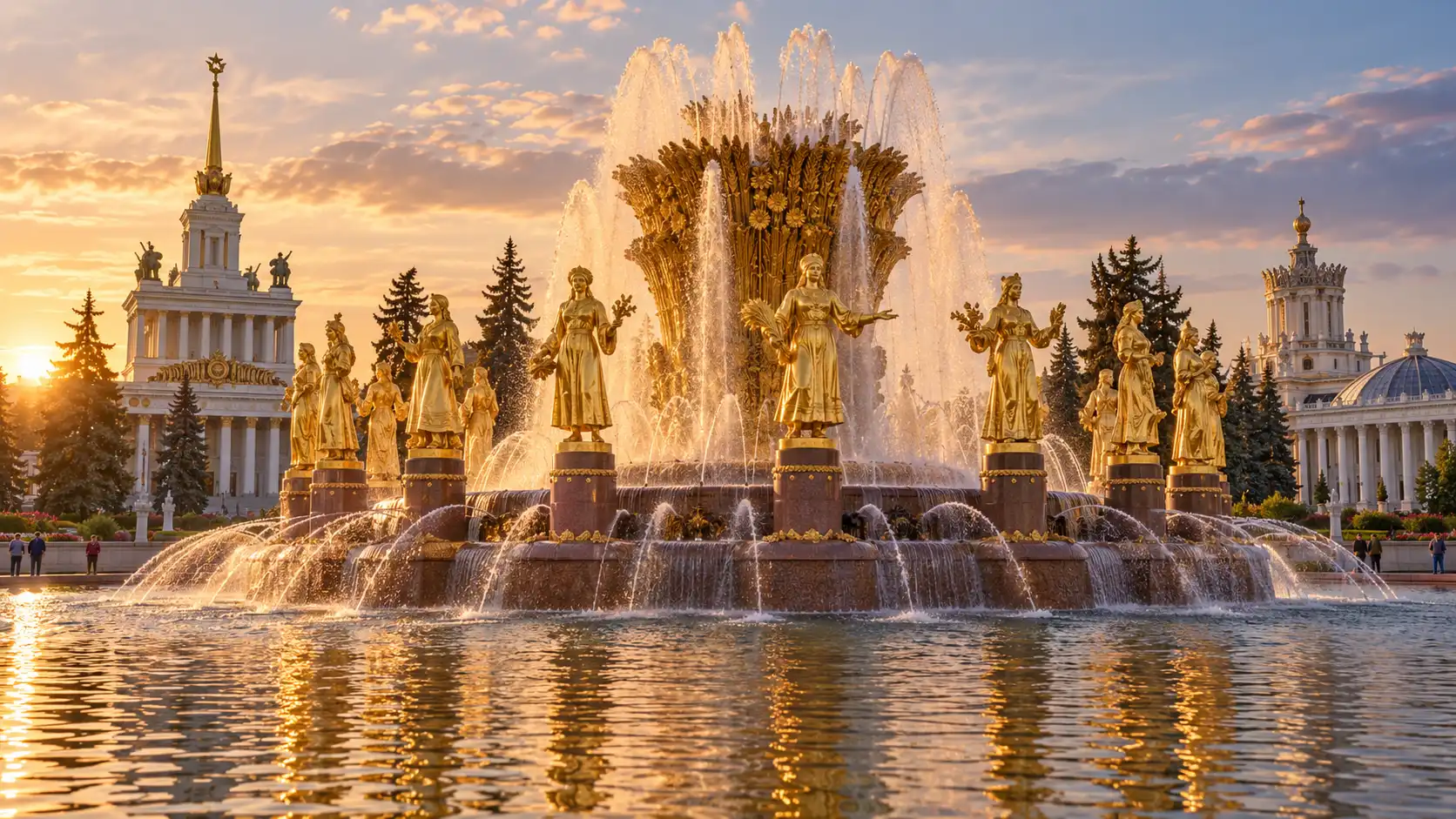 Friendship of Nations Fountain Moscow: Golden Statues Guide