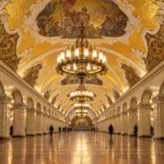 Komsomolskaya Metro Station: Gold Mosaics, Chandeliers and Tips