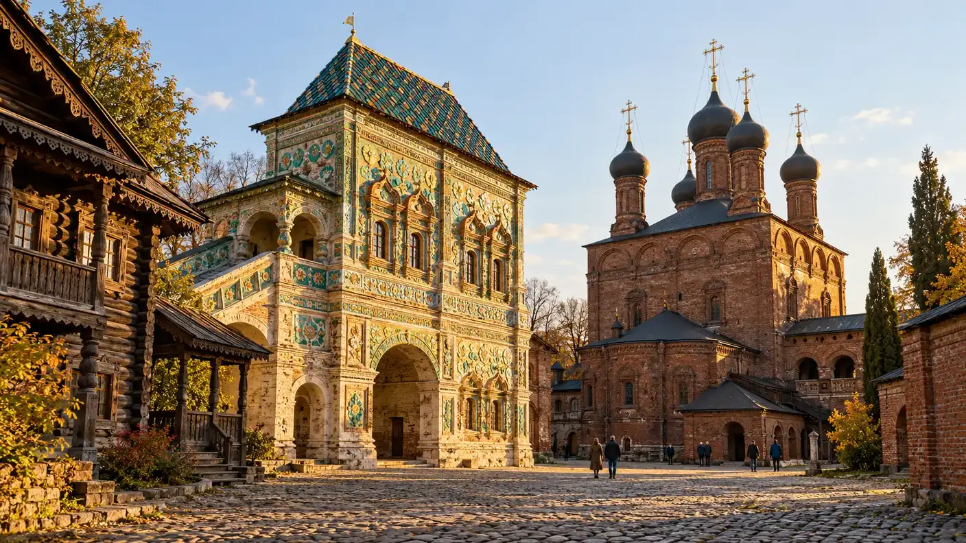 Krutitskoye Podvorye Moscow: Tiled Teremok, Cathedral and Hours