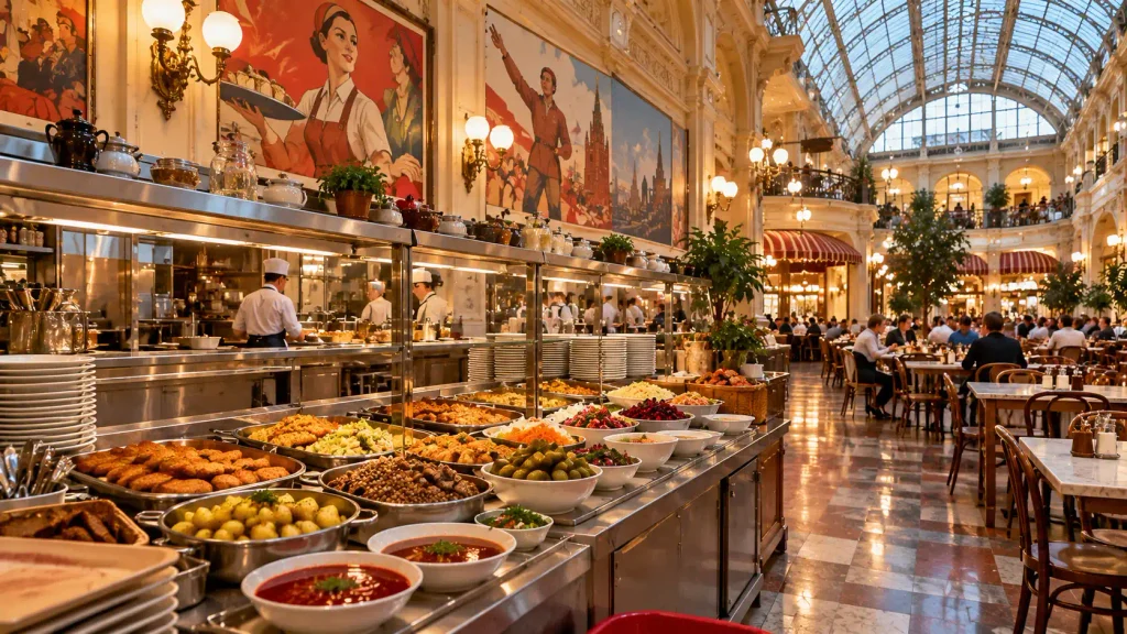 Metropol Restaurant: Breakfast Under the Stained-Glass Dome
