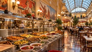 Metropol Restaurant: Breakfast Under the Stained-Glass Dome