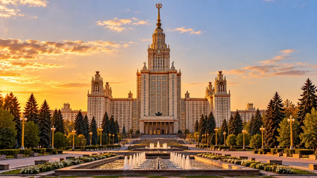 Moscow State University: Seven Sisters Tower and Campus Guide