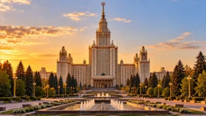 Moscow State University: Seven Sisters Tower and Campus Guide