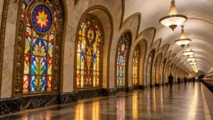 Novoslobodskaya Metro Station: Stained Glass Panels and Visit Tips