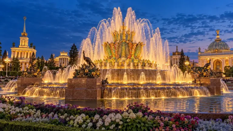 Stone Flower Fountain Moscow: Smalt, Gold and a Fairy-Tale Story