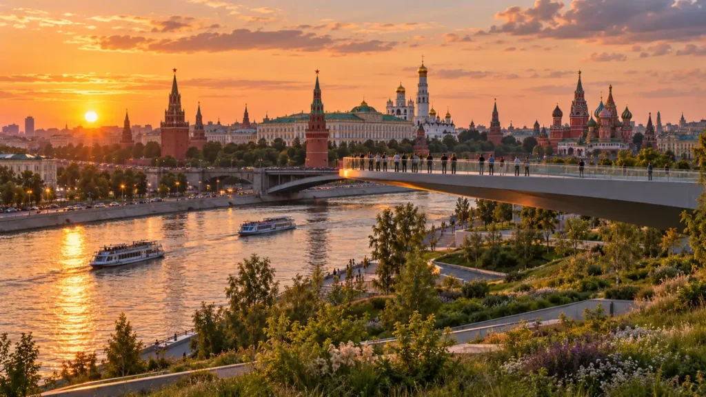 Zaryadye Park Moscow: Floating Bridge, Ice Cave and Free Entry