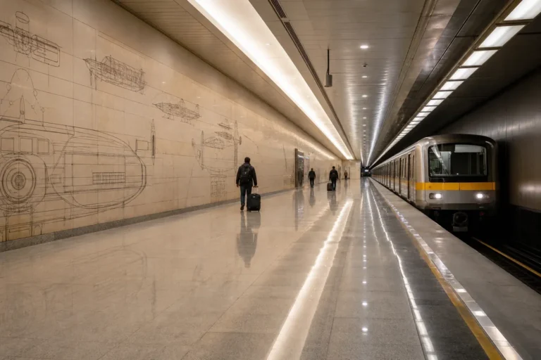 Aeroport Vnukovo Metro Station: Line 8 Terminus for Vnukovo Airport