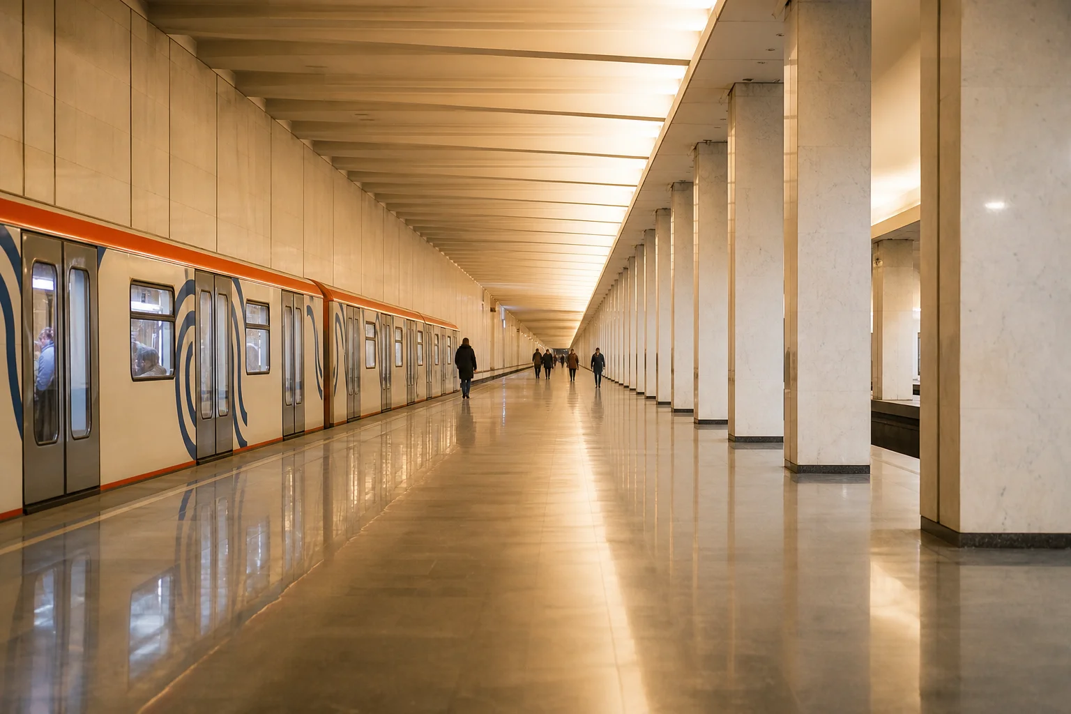 Alekseyevskaya Metro Station: Deep 1958 Stop Once Called Mir