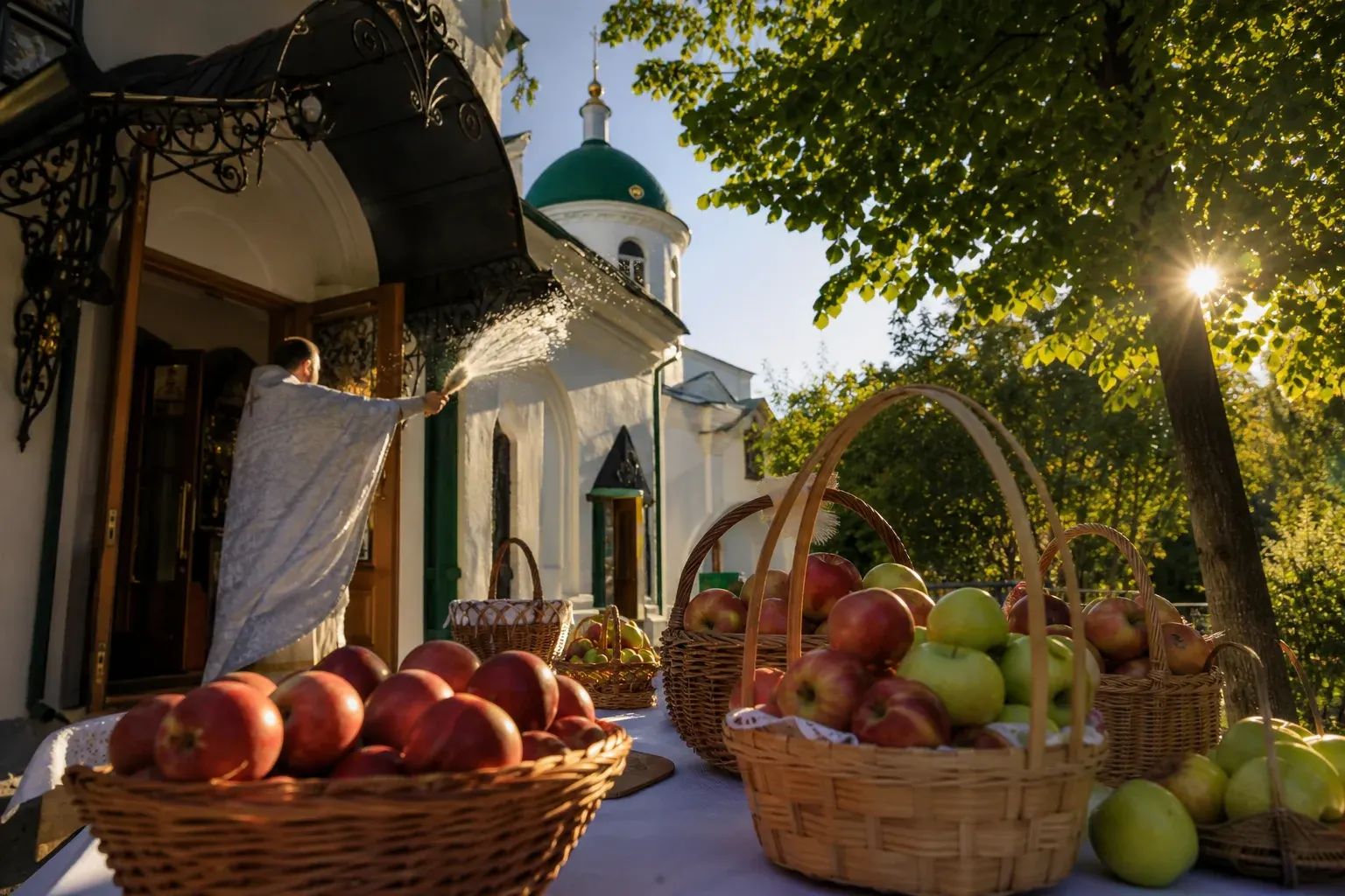 Apple Savior Day in Moscow: Blessed Apples, Pies and Church Customs