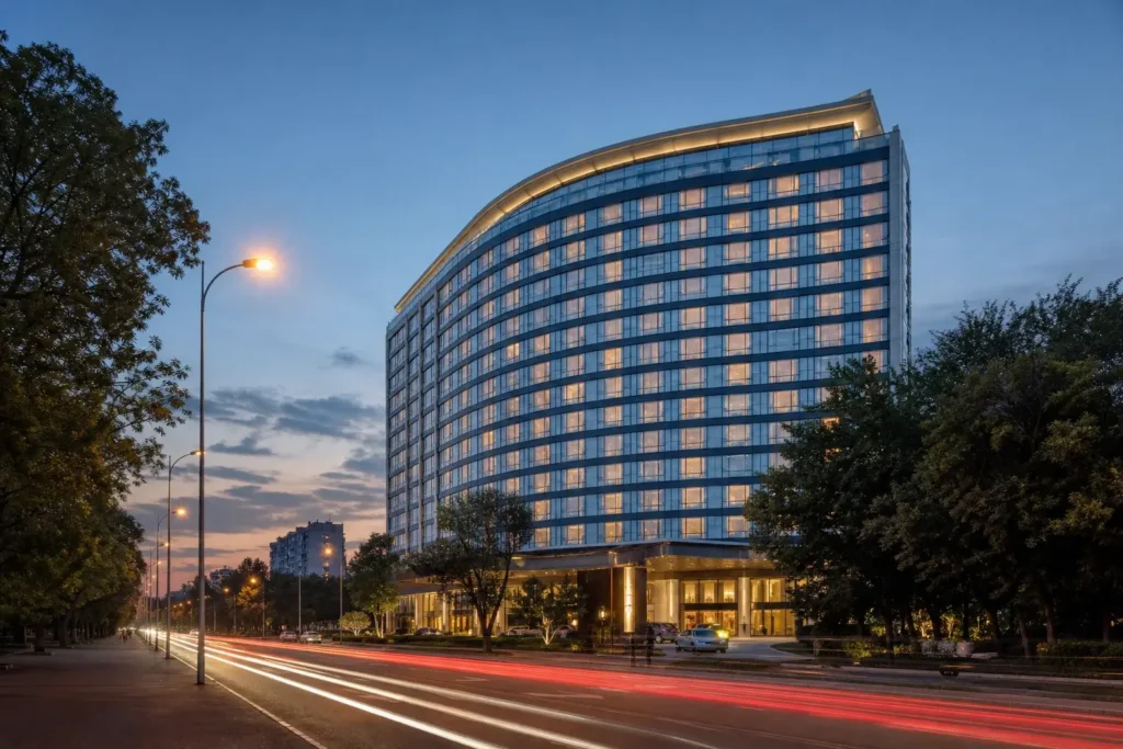 Azimut Hotel Olympic Moscow: Large Hotel near Prospekt Mira