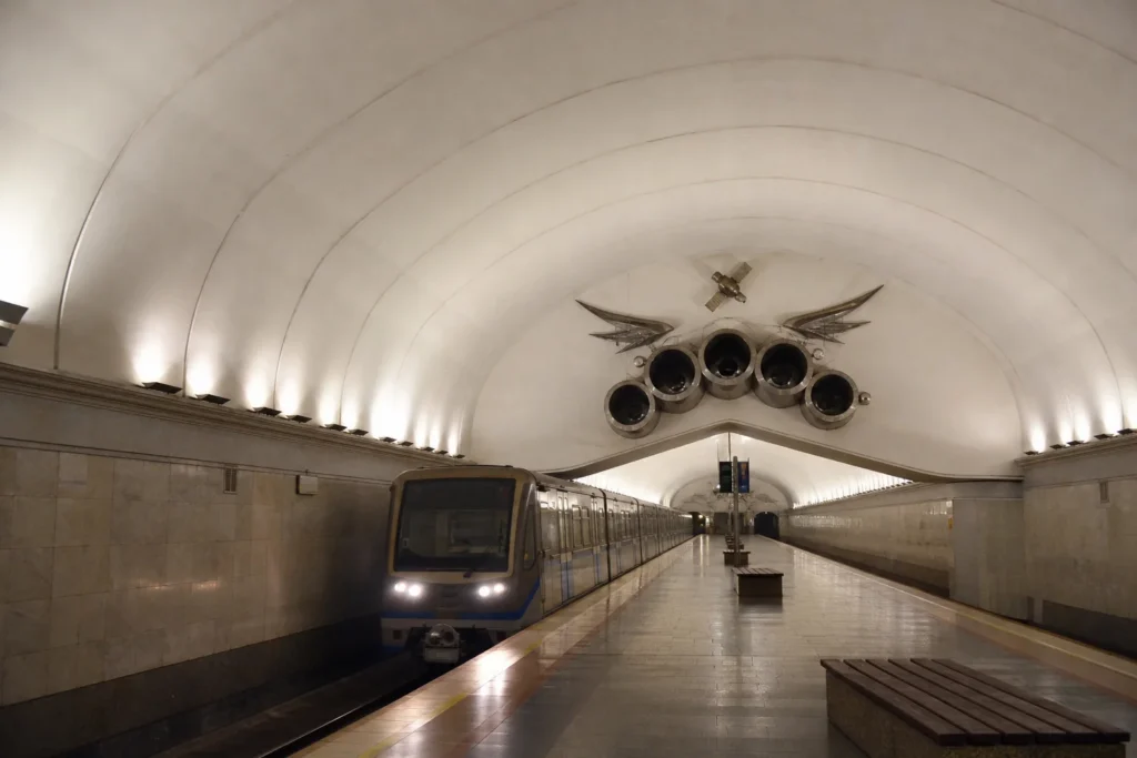 Babushkinskaya Metro Station: Arctic Art on Line 6
