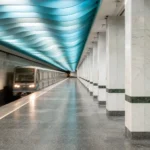 Belomorskaya Metro Station: White Sea Design on Line 2