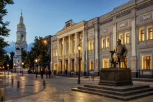 Bolshaya Nikitskaya: Conservatory, Pushkin’s Church and Mansions
