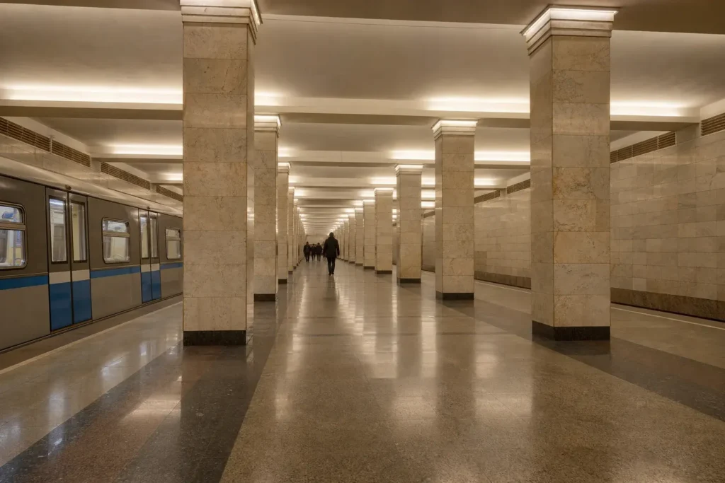 Borovitskaya Metro Station: Gateway to the Four-Station ABBA Complex