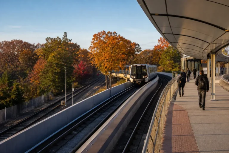 Botanichesky Sad MCC Station: Circle Stop with Orange Line Transfer
