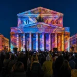 Circle of Light Festival in Moscow: Projection Mapping and Fireworks