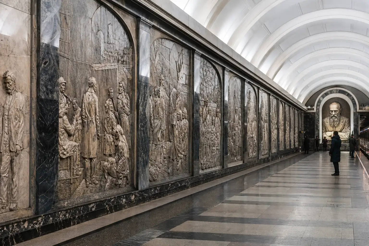 Dostoevskaya Metro Station: Dostoevsky Murals, Lines and Visit Tips