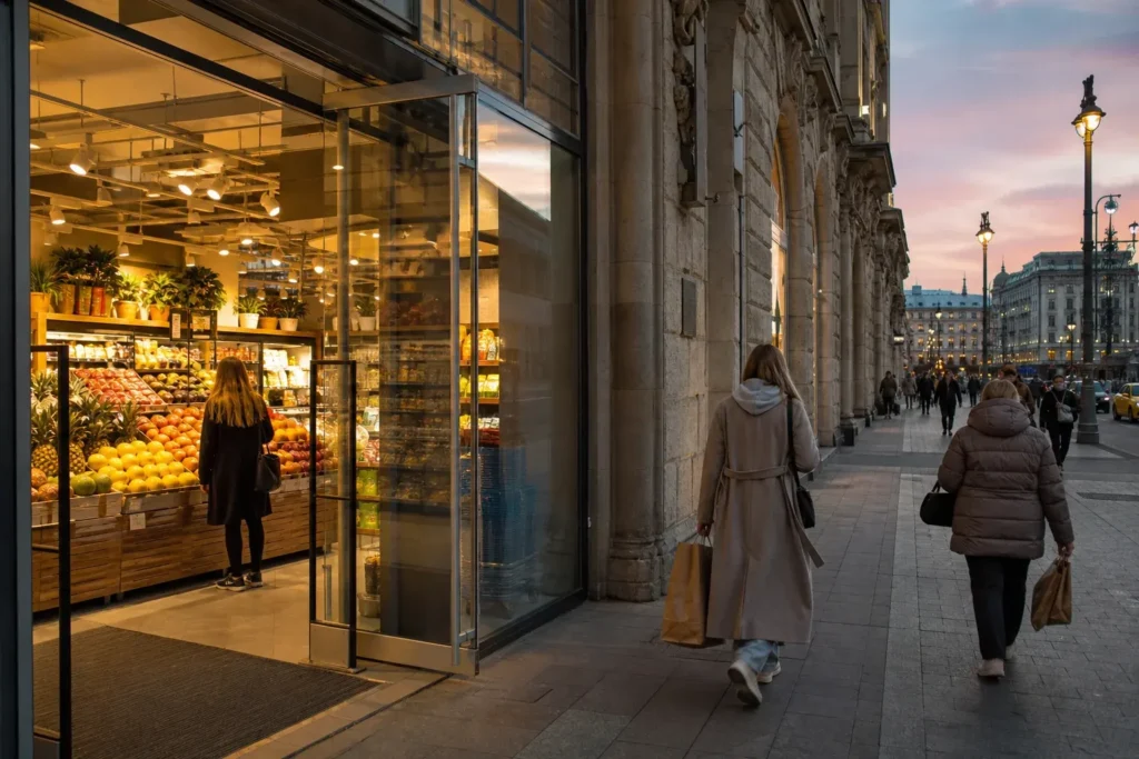 EUROSPAR: Supermarkets in Central Moscow, 24-Hour Stores and Payment