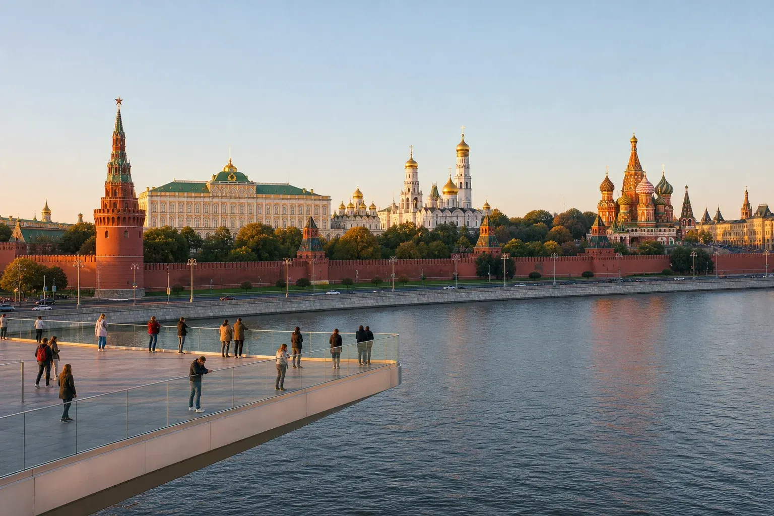 Floating Bridge Moscow: Free Kremlin Views, Hours and Access
