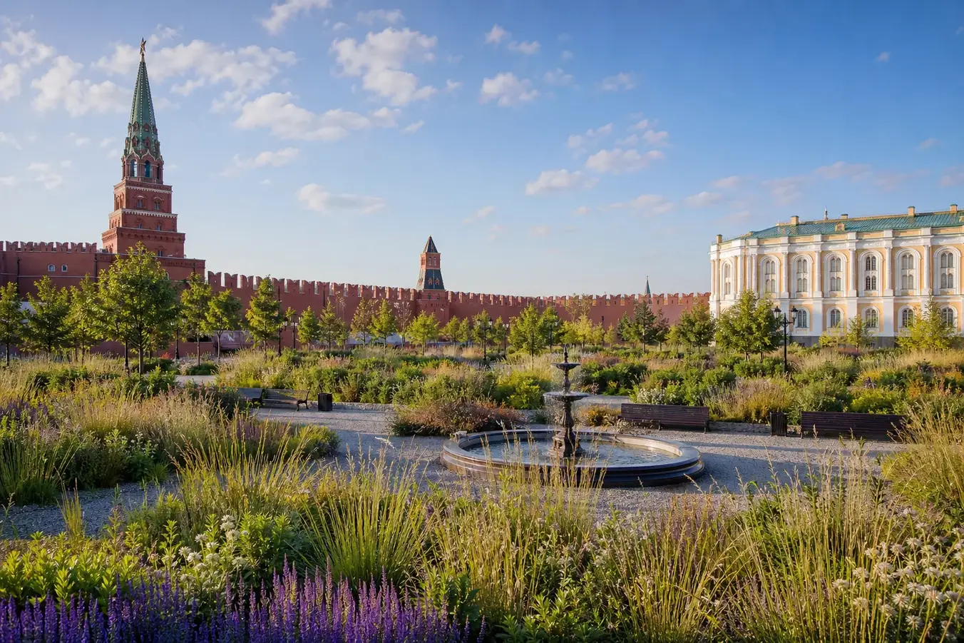 Gardens and Flowers Festival in Moscow: Summer Gardens on City Squares