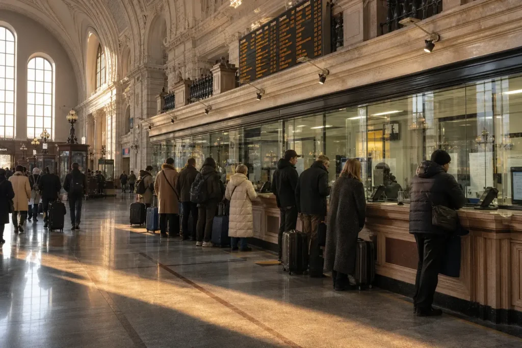 How to buy train tickets at Moscow railway stations: Cash and Passport
