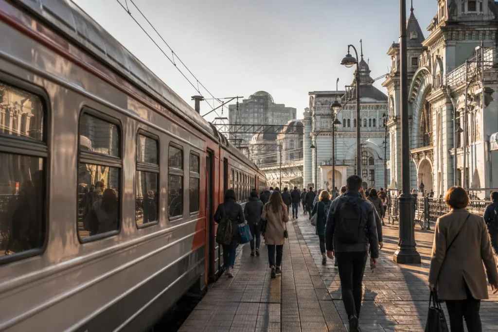 How to get from Moscow to Kolomna: Train from Kazansky Station