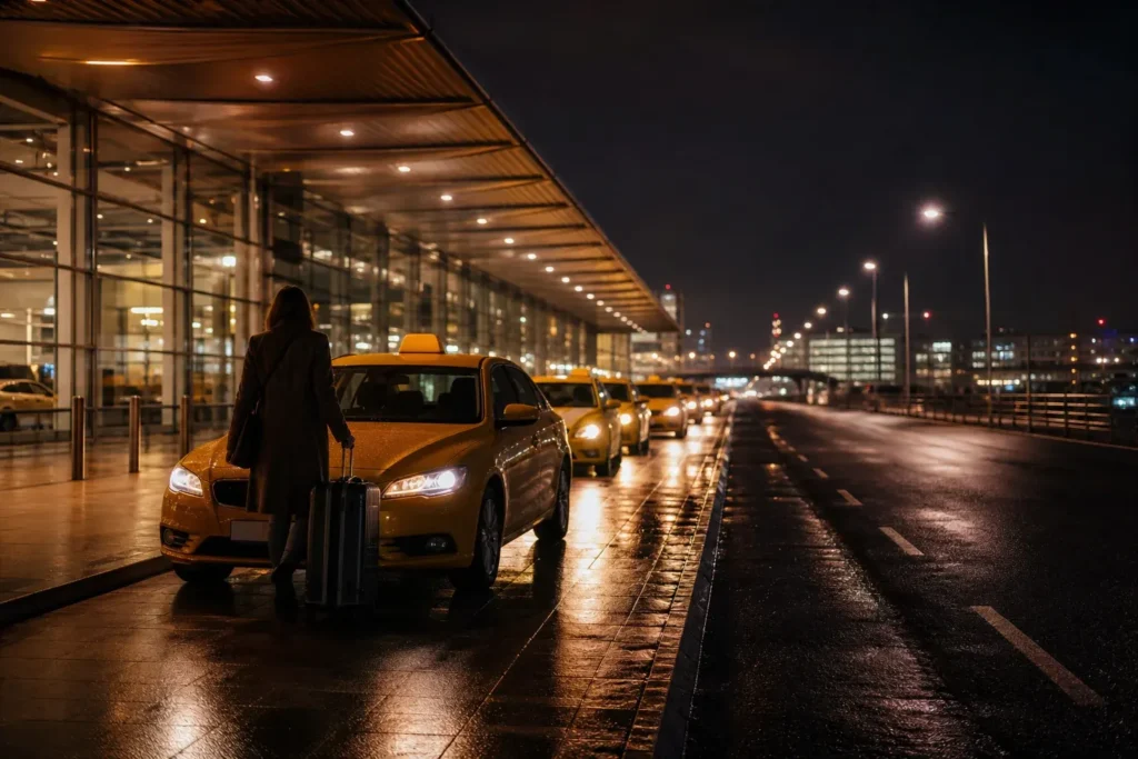 How to get to your hotel from a Moscow airport at night: Taxi or Bus