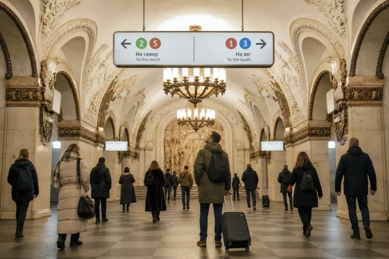 How to read Moscow Metro maps and signs: Lines, Colors and Exits 42