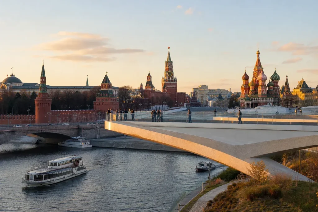 How to visit Zaryadye Park: Free Entry, the Bridge and Pavilions