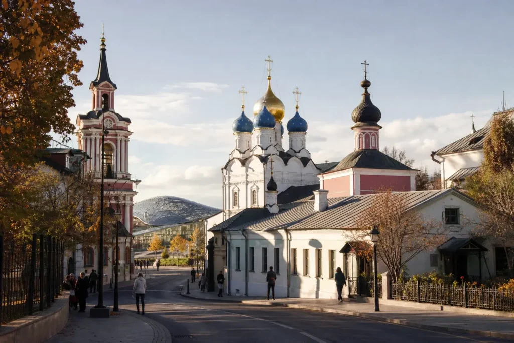 Kitay-Gorod and Zaryadye Park Walking Itinerary: Route and Timings