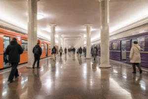 Kitay-Gorod Metro Station: Cross-Platform Hub for Lines 6 and 7