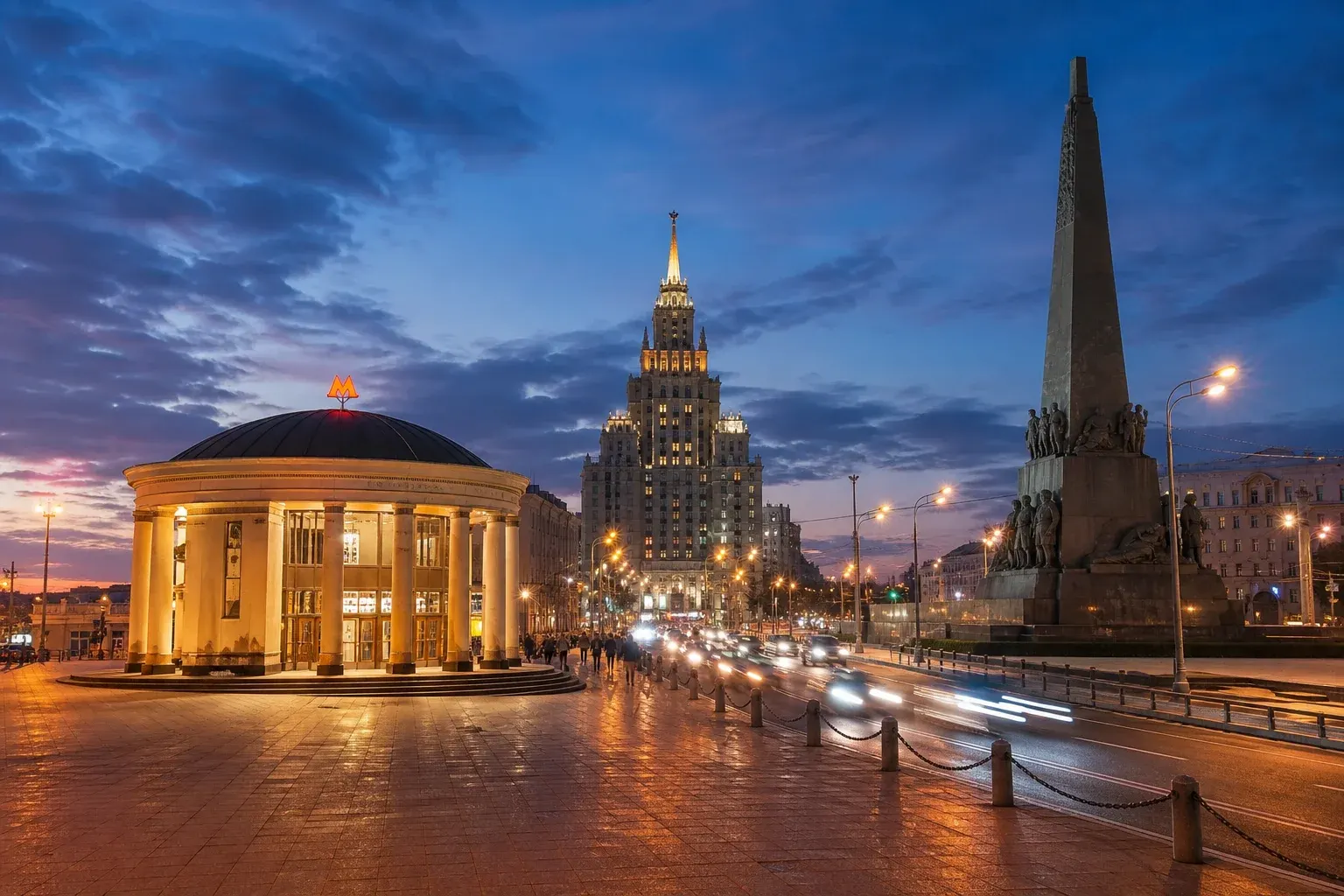 Krasnaya Presnya: 1905 Barricades, Moscow Zoo and Metro Art