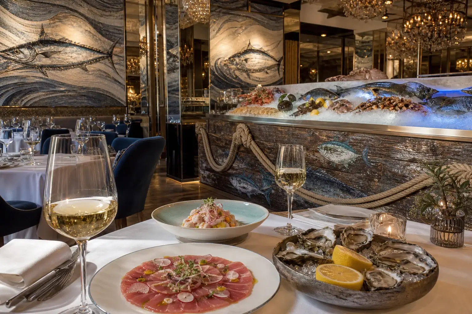La Marée: Seafood Restaurant and Fish Shop on Petrovka Street