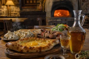 Megobari: Georgian Khachapuri, Khinkali and Wine on Maroseyka