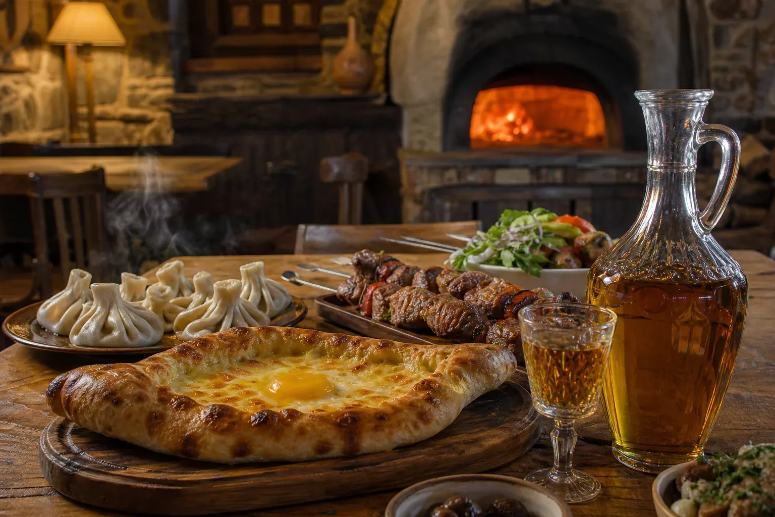 Megobari: Georgian Khachapuri, Khinkali and Wine on Maroseyka