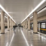 Minskaya Metro Station: Line 8 Stop Before Park Pobedy