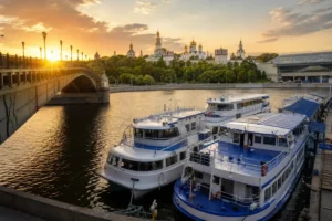 Novospassky River Pier: Cruises, Route 3 and Metro Walk