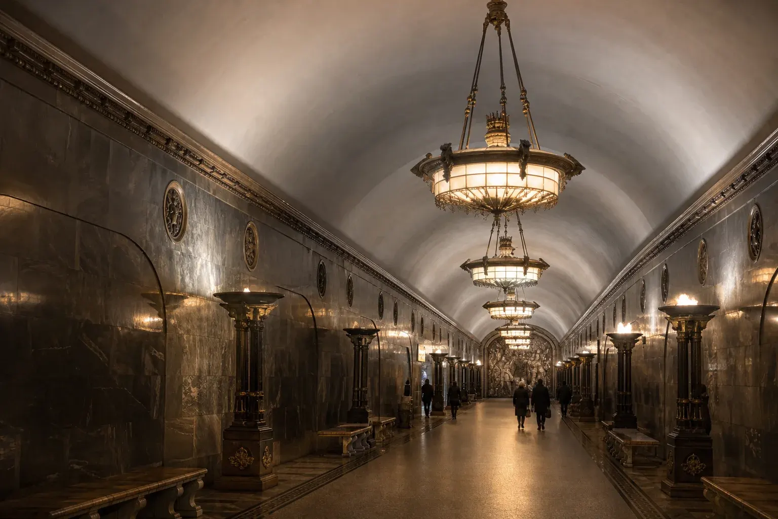 Park Kultury Metro Station: Gorky Park Access, Lamps and Transfers