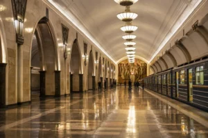 Park Pobedy Metro Station: Moscow’s Deepest Station, Murals and Exits