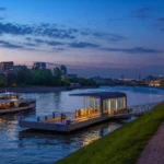 Pechatniki River Pier: Electric Boats, Metro Walk and Park