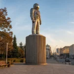 Ploshchad Gagarina MCC Station: Gagarin Monument and Metro Transfer