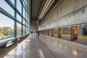 Pykhtino Metro Station: Aviation Theme Before Vnukovo Airport