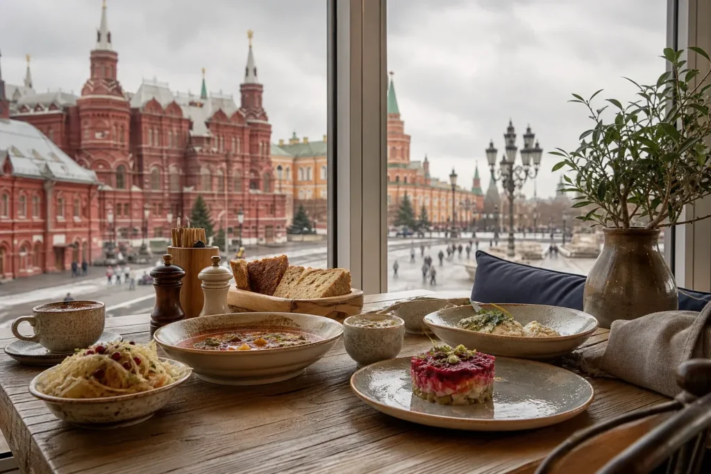 Restaurants and Cafes in Moscow: Complete List and Map