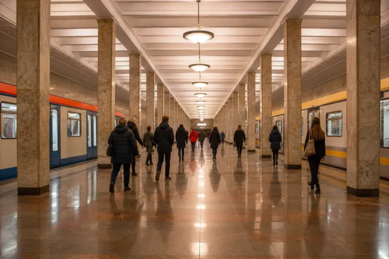 Tretyakovskaya Metro Station: Cross-Platform Hub for Lines 6 and 8