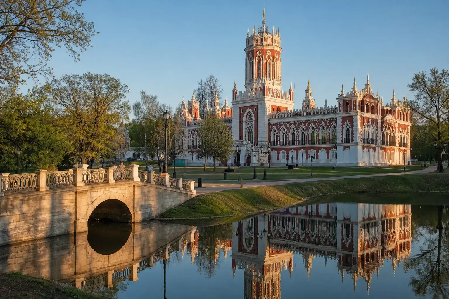 Tsaritsyno Palace and Park: Half-Day Itinerary: Palace and Fountain