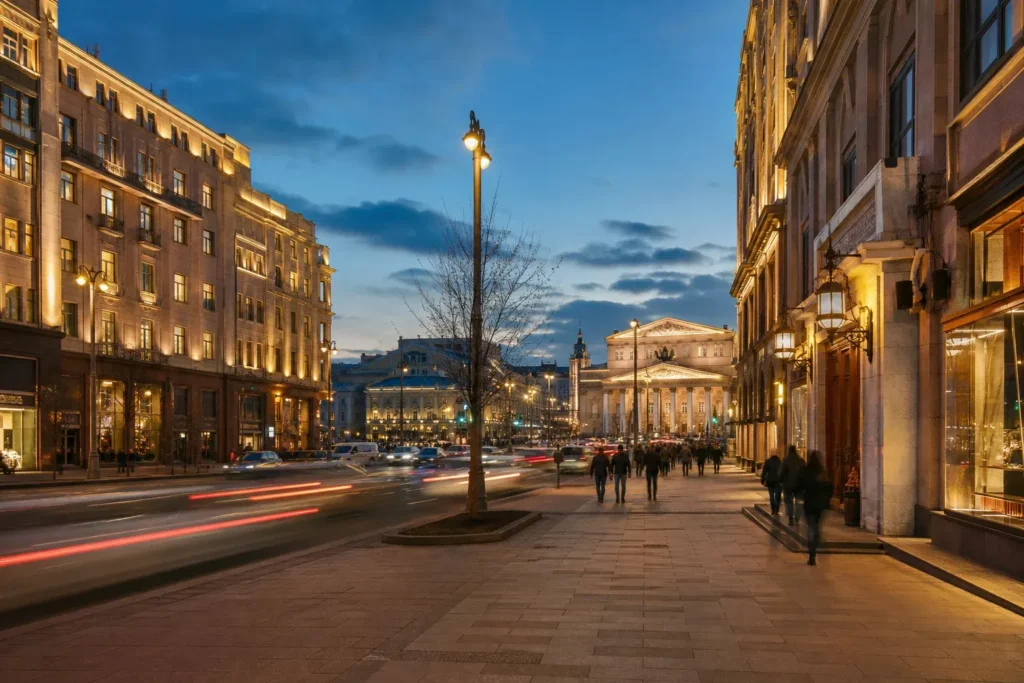 Tverskoy: Tverskaya Street, Bolshoi Theatre and Pushkin Square