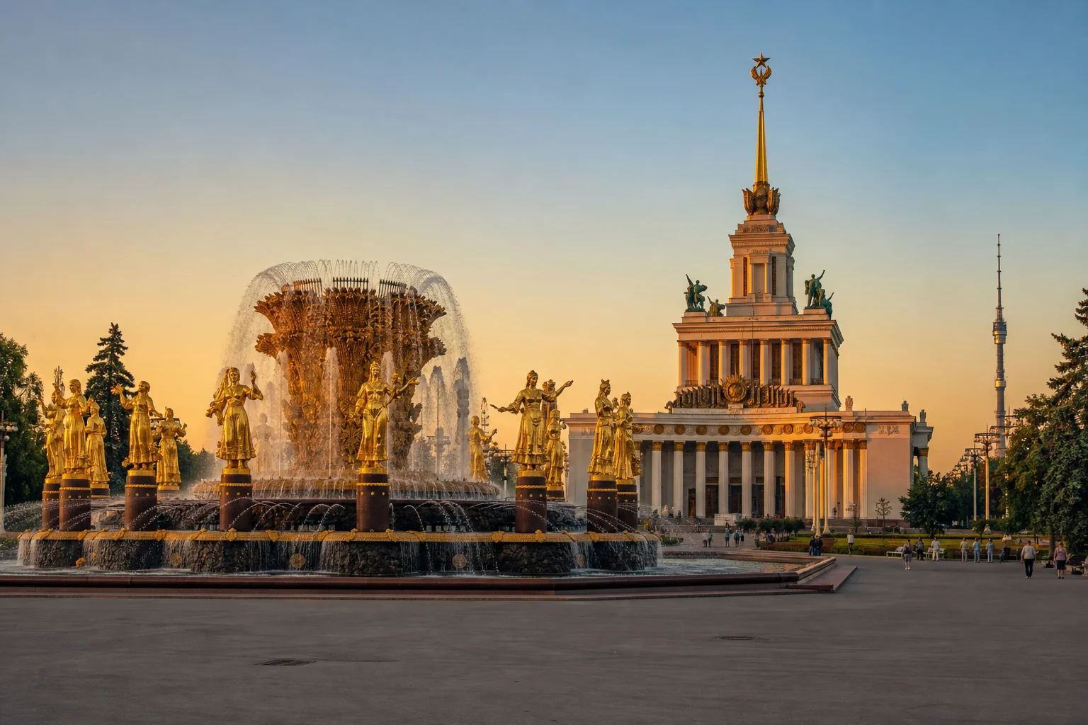 VDNH and Ostankino: Pavilions, Space Museum, TV Tower and Park